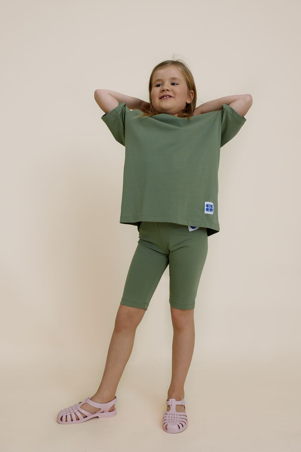T-SHIRT SEMPLICE OVERSIZE IN COTONE ORGANICO