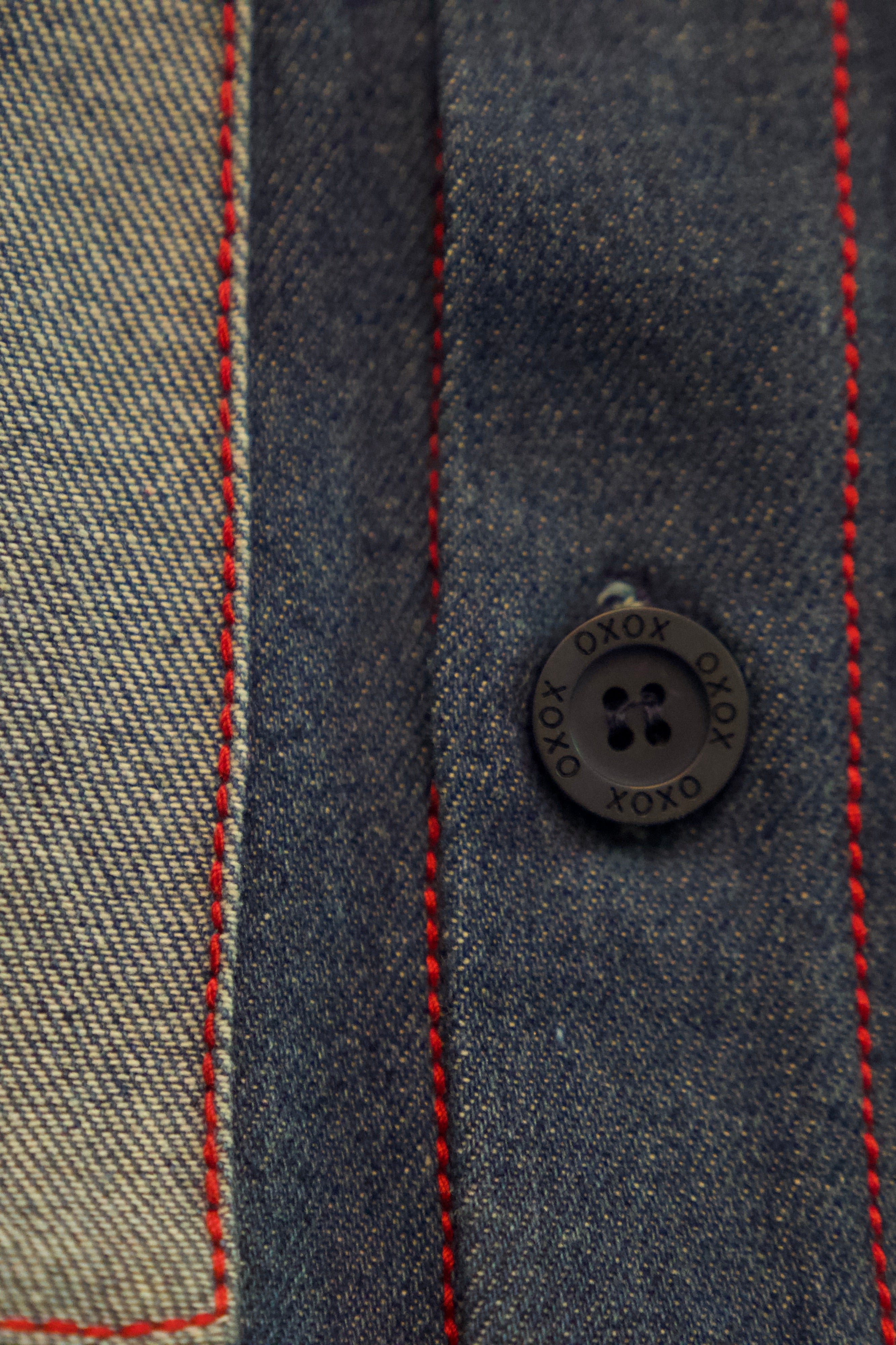 GIACCA IN DENIM UNISEX CON TASCHE GRANDI